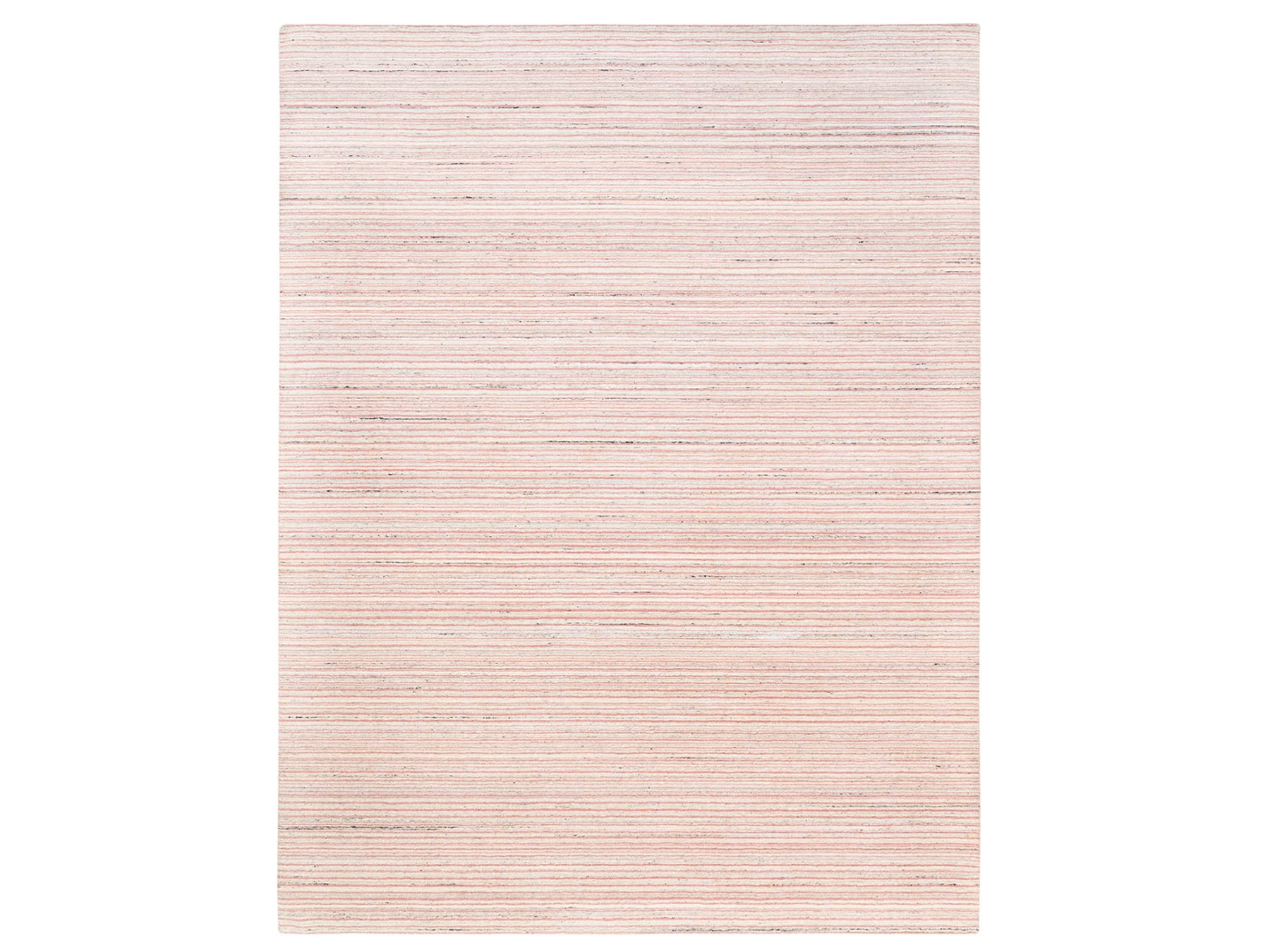 Modern / Contemporary hand-knotted wool rug in Pink, 9' x 12' — SKU O063039