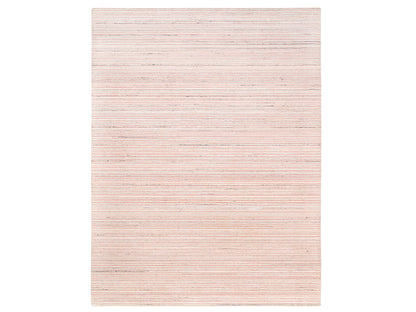 Pink 9'0" x 12'0" Modern / Contemporary Handloom Wool Rug - Sku: O063039