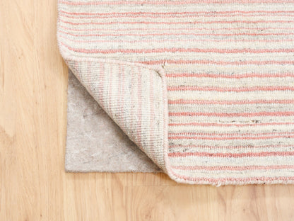 Pink 9'0" x 12'0" Modern / Contemporary Handloom Wool Rug - Sku: O063039