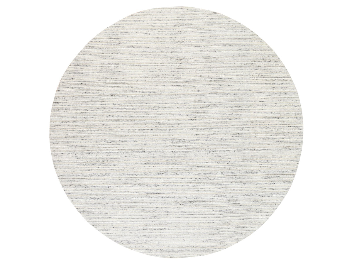 Modern / Contemporary hand-knotted wool rug in Gray, 11'9" x 11'10" — SKU O063041