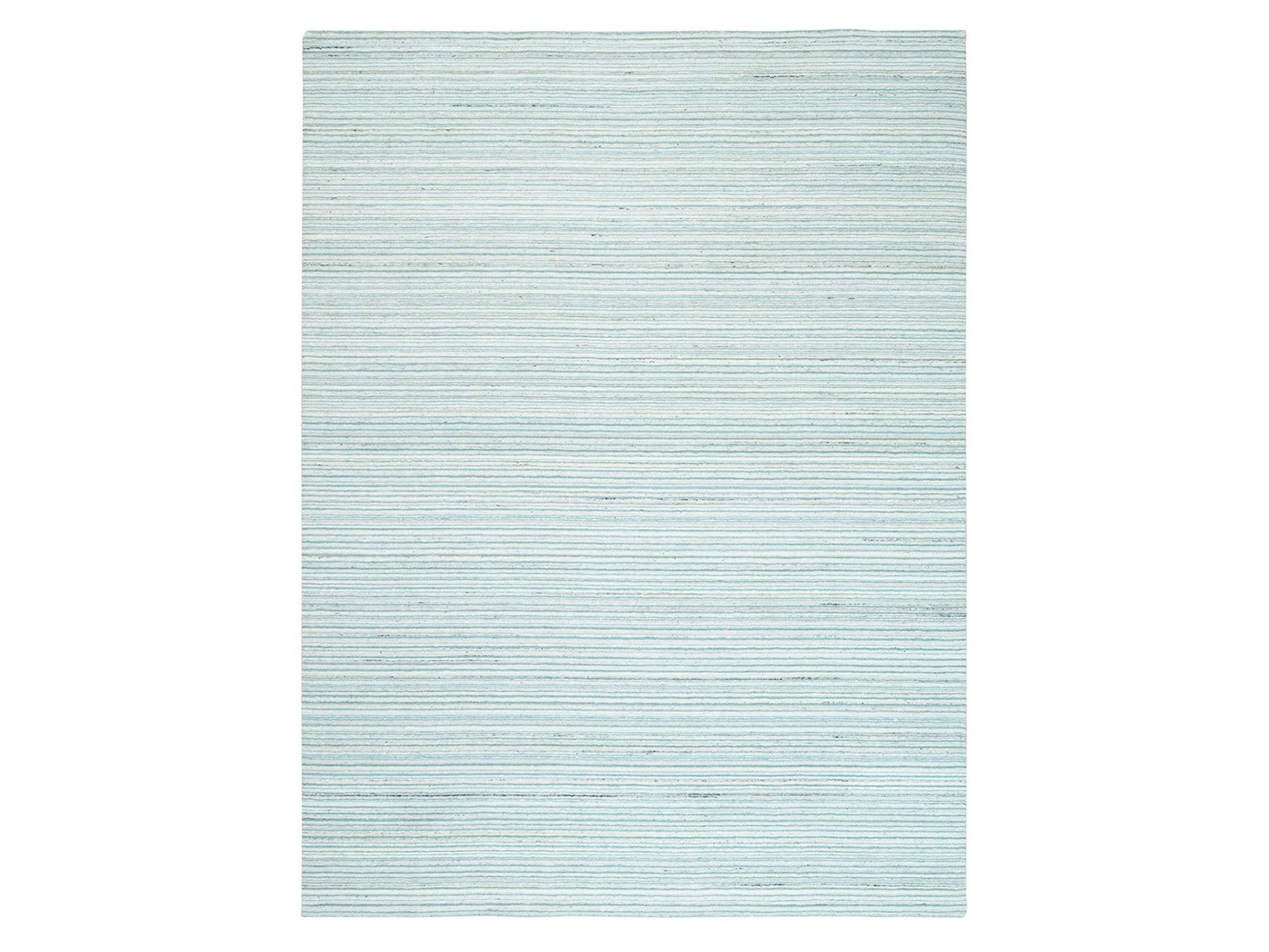 Modern / Contemporary hand-knotted wool rug in Green, 9'1" x 12' — SKU O063043