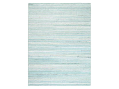 Modern / Contemporary hand-knotted wool rug in Green, 9'1" x 12' — SKU O063043