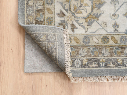 Grey 14'0" x 16'0" Traditional Hand knotted Wool Rug - Sku: O063068