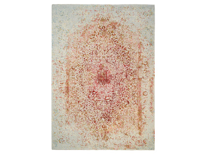 Pink 10'0" x 14'0" Modern / Contemporary Hand knotted Wool/Silk Rug - Sku: O063271