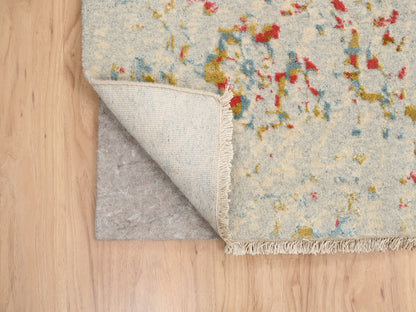 Pink 10'0" x 14'0" Modern / Contemporary Hand knotted Wool/Silk Rug - Sku: O063271