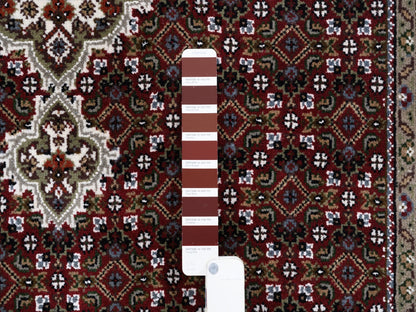 Red 4'1" x 16'0" Traditional Hand knotted Wool Rug - Sku: O063290