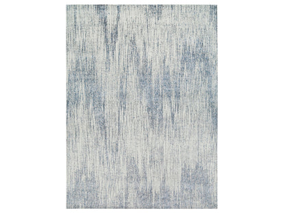 Grey 12'0" x 18'0" Modern / Contemporary Handloom Wool/Silk Rug - Sku: O063302