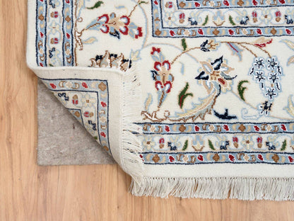Ivory 8'0" x 16'2" Fine Oriental Hand knotted Wool Rug - Sku: O063395