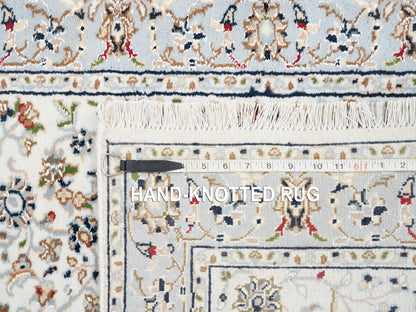 Ivory 2'8" x 10'1" Fine Oriental Hand knotted Wool Rug - Sku: O063452