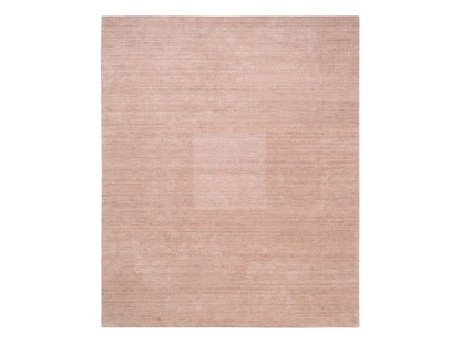 Pink 8'2" x 10'0" Modern / Contemporary Handloom Wool Rug - Sku: O063489