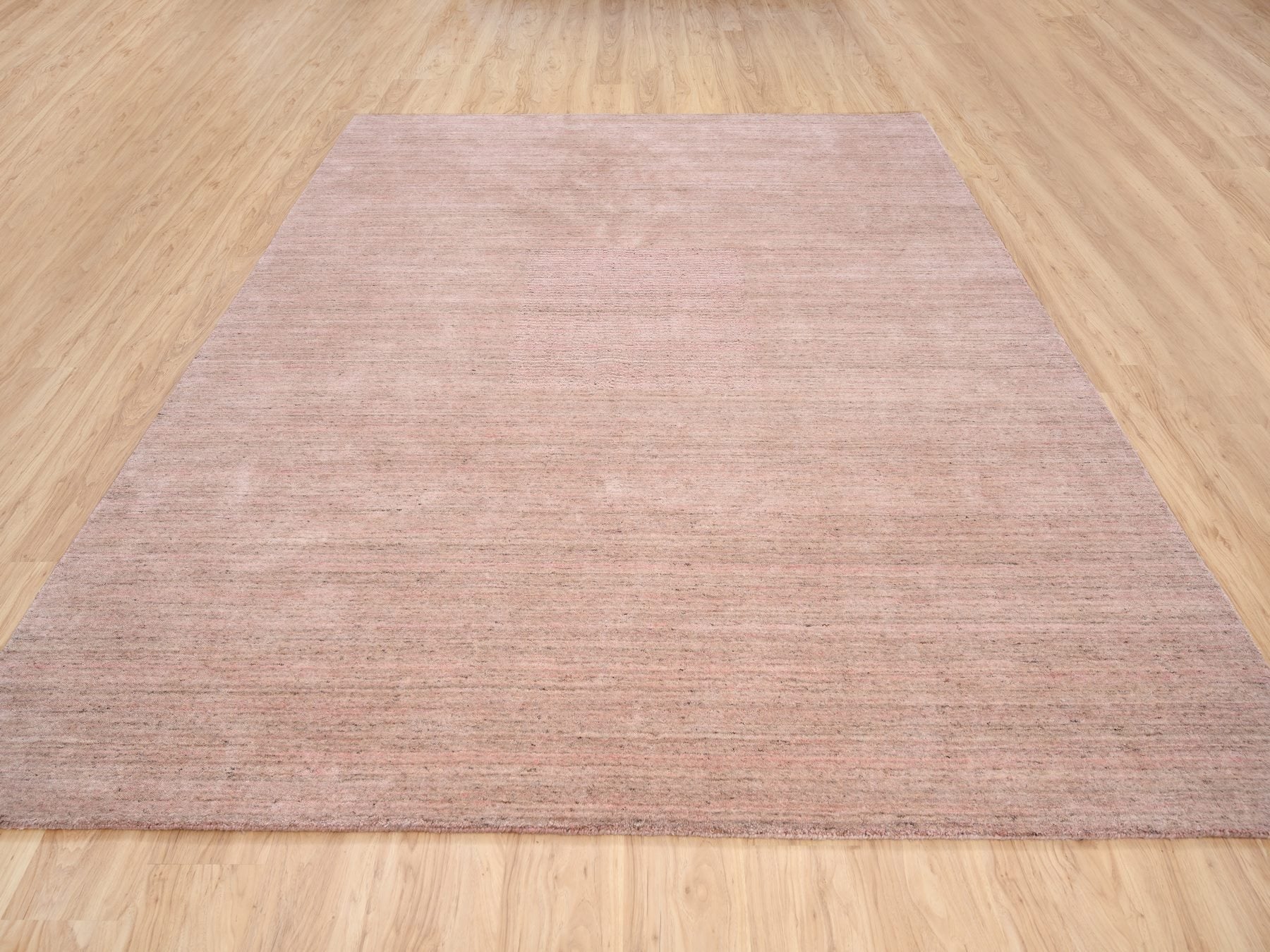 Modern / Contemporary hand-knotted wool rug in Pink, 8'2" x 10' — SKU O063489 (view 2)