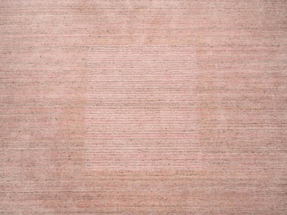 Pink 8'2" x 10'0" Modern / Contemporary Handloom Wool Rug - Sku: O063489