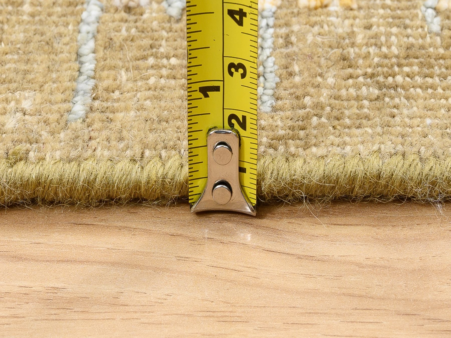 Sarouk Transitional hand-knotted wool/silk runner in Brown, 2'7" x 22' — SKU O063718 (view 7)