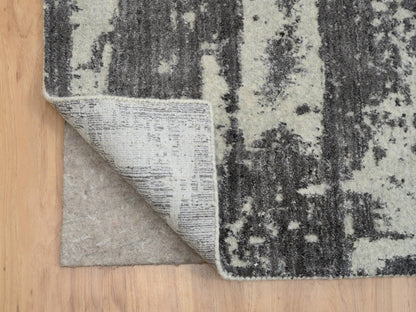 Modern / Contemporary hand-knotted wool rug in Black, 12' x 15' — SKU O063803 (view 4)