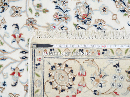 Ivory 4'10" x 6'8" Fine Oriental Hand knotted Wool Rug - Sku: O064030