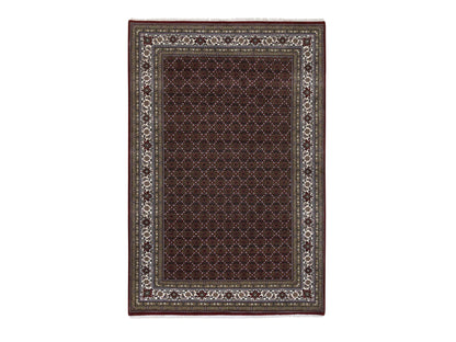 Red 5'9" x 8'9" Traditional Hand knotted Wool Rug - Sku: O064088