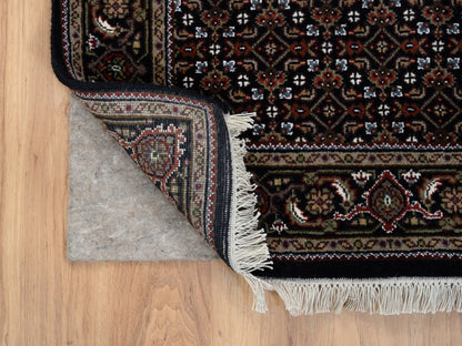 Herati Fine Oriental hand-knotted wool rug in Black, 3' x 5'2" — SKU O064117 (view 3)