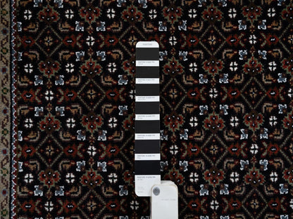 Herati Fine Oriental hand-knotted wool rug in Black, 3' x 5'2" — SKU O064117 (view 4)