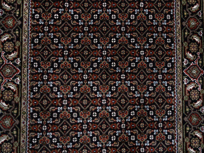 Herati Fine Oriental hand-knotted wool rug in Black, 3' x 5'2" — SKU O064117 (view 5)