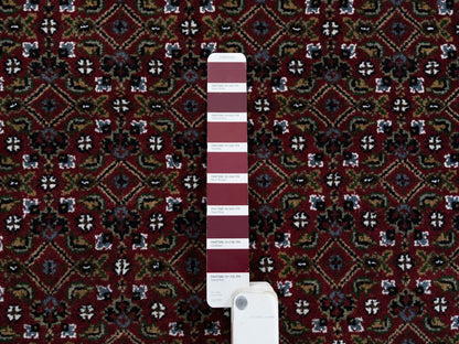Red 3'0" x 5'2" Traditional Hand knotted Wool Rug - Sku: O064120