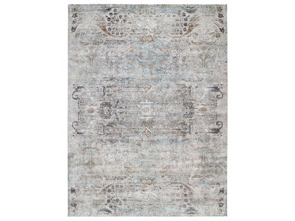 Brown 13'9" x 18'1" Transitional Hand knotted Wool/Silk Rug - Sku: O064448