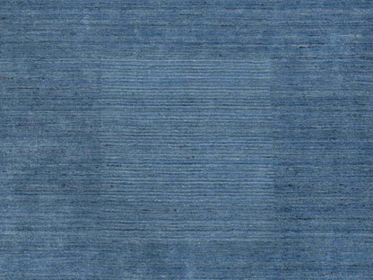 Blue 10'0" x 14'0" Modern and Contemporary Handloom Wool Rug - Sku: O064565