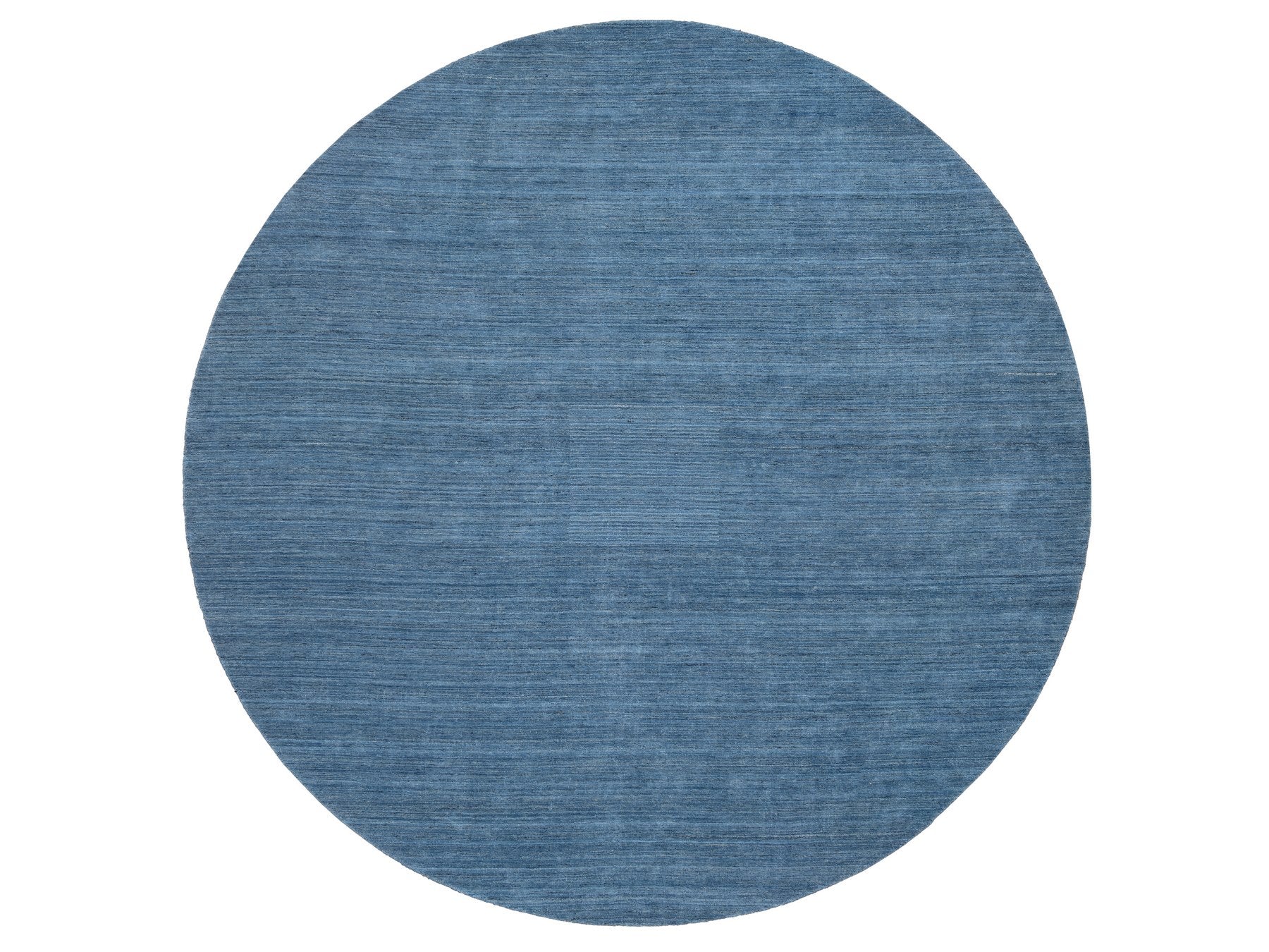 Modern / Contemporary hand-knotted wool rug in Blue, 11'9" x 11'9" — SKU O064566