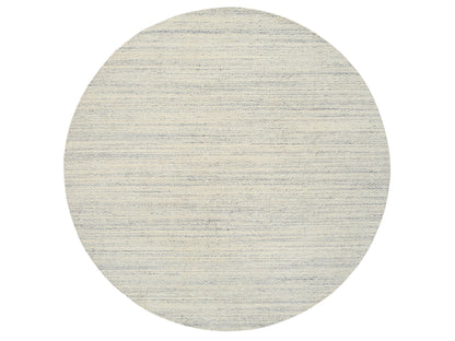 Beige 9'10" x 9'10" Modern and Contemporary Handloom Wool Rug - Sku: O064605