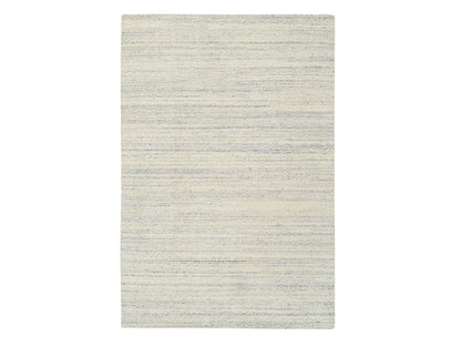 Beige 5'10" x 9'0" Modern and Contemporary Handloom Wool Rug - Sku: O064606