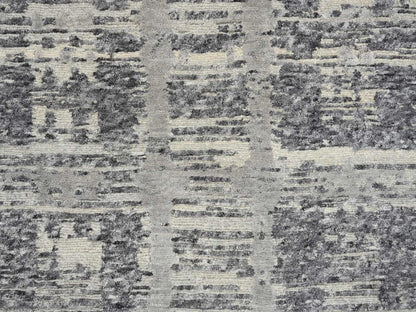 Modern / Contemporary hand-knotted wool runner in Gray, 2'7" x 23'8" — SKU O064696 (view 5)