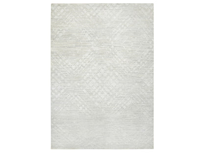 Modern / Contemporary hand-knotted wool rug in Gray, 14' x 19'9" — SKU O064712