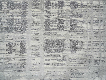 Modern / Contemporary hand-knotted wool rug in Gray, 13'10" x 20'2" — SKU O064715 (view 8)