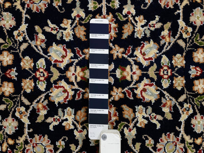 Blue 2'7" x 16'4" Fine Oriental Hand knotted Wool Rug - Sku: O064738