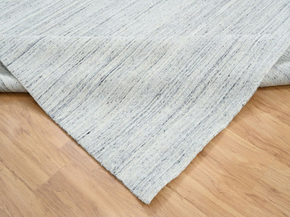 Modern / Contemporary hand-knotted wool rug in Ivory, 8' x 8' — SKU O064771 (view 6)