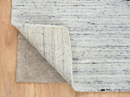 Modern / Contemporary hand-knotted wool rug in Ivory, 6' x 6' — SKU O064773 (view 3)