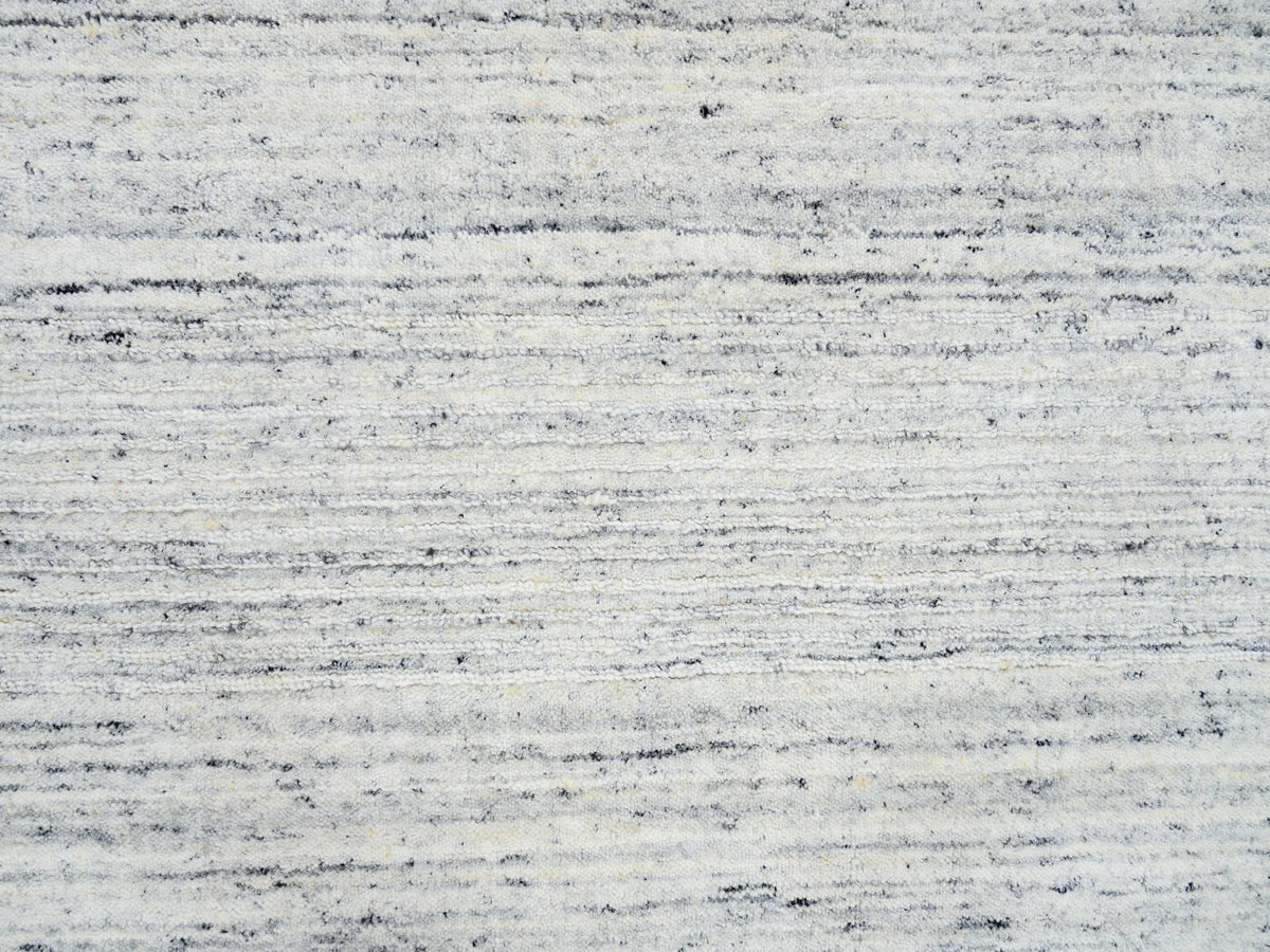 Modern / Contemporary hand-knotted wool rug in Ivory, 6' x 6' — SKU O064774 (view 5)
