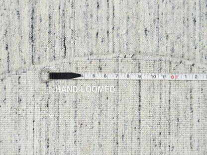 Modern / Contemporary hand-knotted wool rug in Ivory, 6' x 6' — SKU O064777 (view 8)