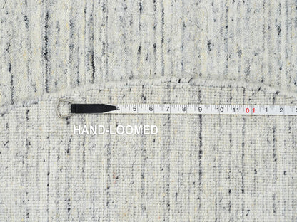 Modern / Contemporary hand-knotted wool rug in Ivory, 6' x 6' — SKU O064778 (view 8)