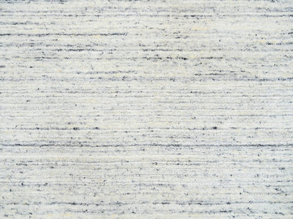 Modern / Contemporary hand-knotted wool rug in Ivory, 8' x 8' — SKU O064794 (view 9)