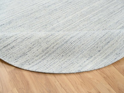 Modern / Contemporary hand-knotted wool rug in Ivory, 10' x 10' — SKU O064795 (view 6)