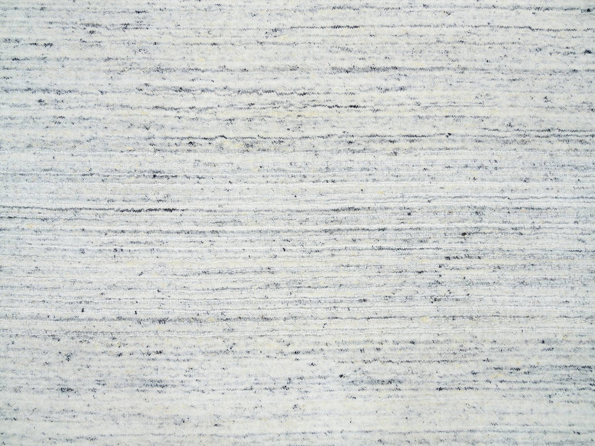 Modern / Contemporary hand-knotted wool rug in Ivory, 10' x 10' — SKU O064795 (view 8)