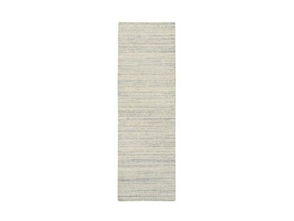 Beige 2'6" x 7'10" Modern and Contemporary Handloom Wool Rug - Sku: O064826