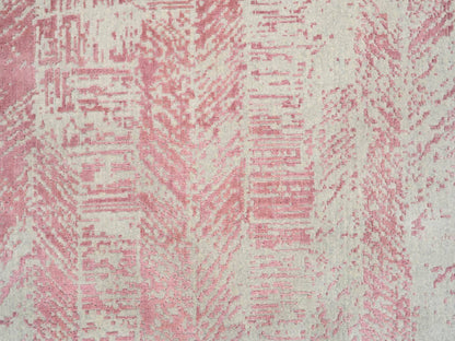 Pink 11'10" x 15'1" Transitional Handloom Wool/Silk Rug - Sku: O064841