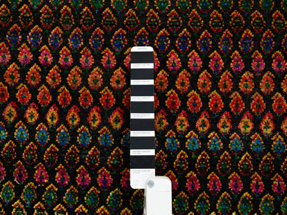Black 4'0" x 6'0" Transitional Hand knotted Wool Rug - Sku: O064878