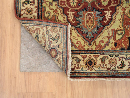 Heriz Heriz hand-knotted wool runner in Red & Cream, 2'6" x 18'2" — SKU O064970 (view 3)