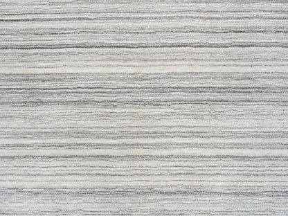 Modern / Contemporary hand-knotted wool rug in Gray, 5'10" x 5'10" — SKU O064984 (view 5)