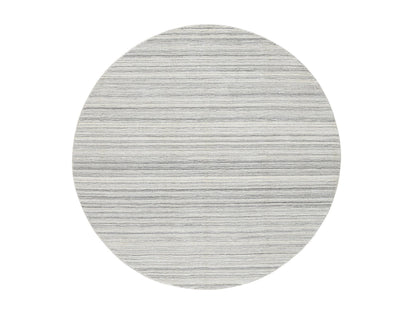 Modern / Contemporary hand-knotted wool rug in Gray, 6' x 6' — SKU O064985