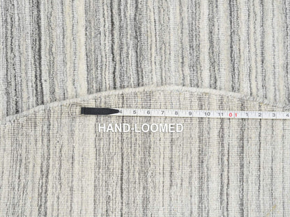 Modern / Contemporary hand-knotted wool rug in Gray, 6' x 6' — SKU O064985 (view 8)