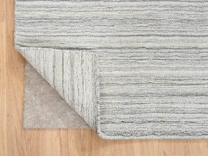 Modern / Contemporary hand-knotted wool rug in Gray, 6' x 6' — SKU O064986 (view 3)