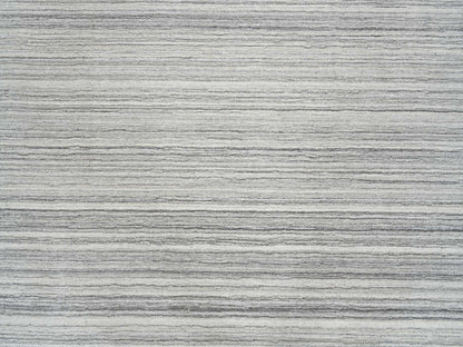 Modern / Contemporary hand-knotted wool rug in Gray, 8' x 8'1" — SKU O064990 (view 8)